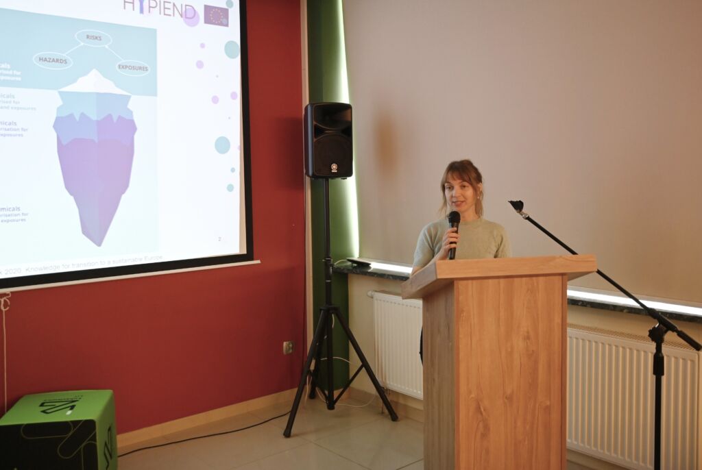 Prelegent biorący udział w konferencji.