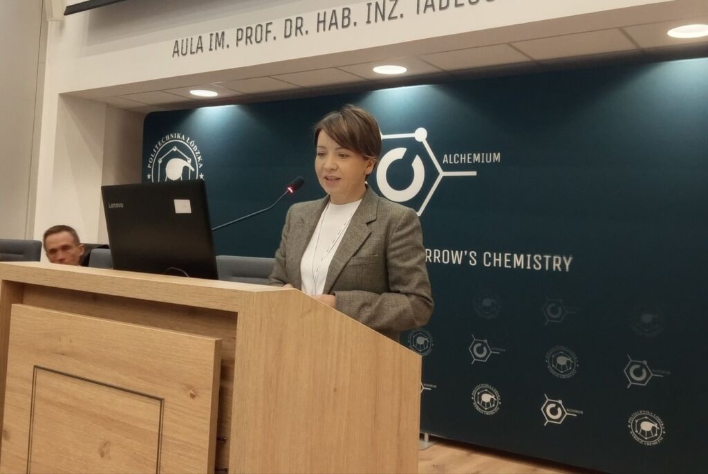 Wystąpienie prelegentki Beaty Górskiej